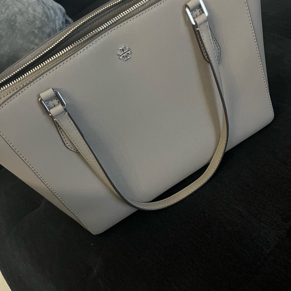 Tory Burch French Gray medium tote